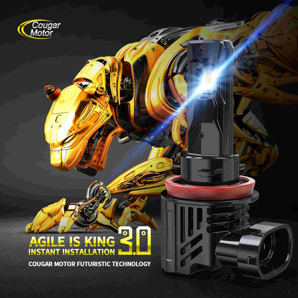 H11 Led Headlight Bulbs | Led Bulbs For Car | Cougar Motor – cougar motor