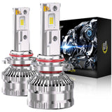 Cougar Motor 9005 LED Headlight Bulbs, 96,000LM HB3 Light 1500% Brighter 6500K 80,000H Lifespan Plug&Play CANbus Ready with Cooling Fan Off-Road Use or Fog Light, Pack of 2