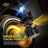 Cougar Motor Wireless H7 LED Bulb, 22000LM 6500K Slim All-in-One - Cool White, Compact Design