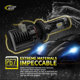 Cougar Motor Wireless H7 LED Bulb, 22000LM 6500K Slim All-in-One - Cool White, Compact Design