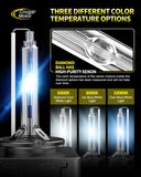 Cougar Motor D3S HID Headlight Bulbs, 8000K Cool Blue Light, 35W High Low Beam D3S Xenon HID Bulb with Metal Stents Base, 100% Anti-UV, 66340 42403 42302 42403C1 OEM Replacement, Pack of 2