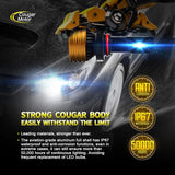 Cougar Motor 9005 LED Bulbs, HB3 LED, 90W Extremely Bright 6500K Cool White - Adjustable Beam, Halogen Replacement