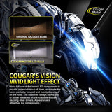 Cougar Motor Ultimate F6 Series 9005 Led Bulbs, 30000LM High-focus 6500K Cool White Extremely Bright - Adjustable Beam