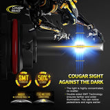 Cougar Motor X-Small Mini Series 9007 Led Headlight Bulbs , 18000LM 6500K All-in-One - Cool White, 360°Adjustable Beam - Halogen Replacement Pack of 2